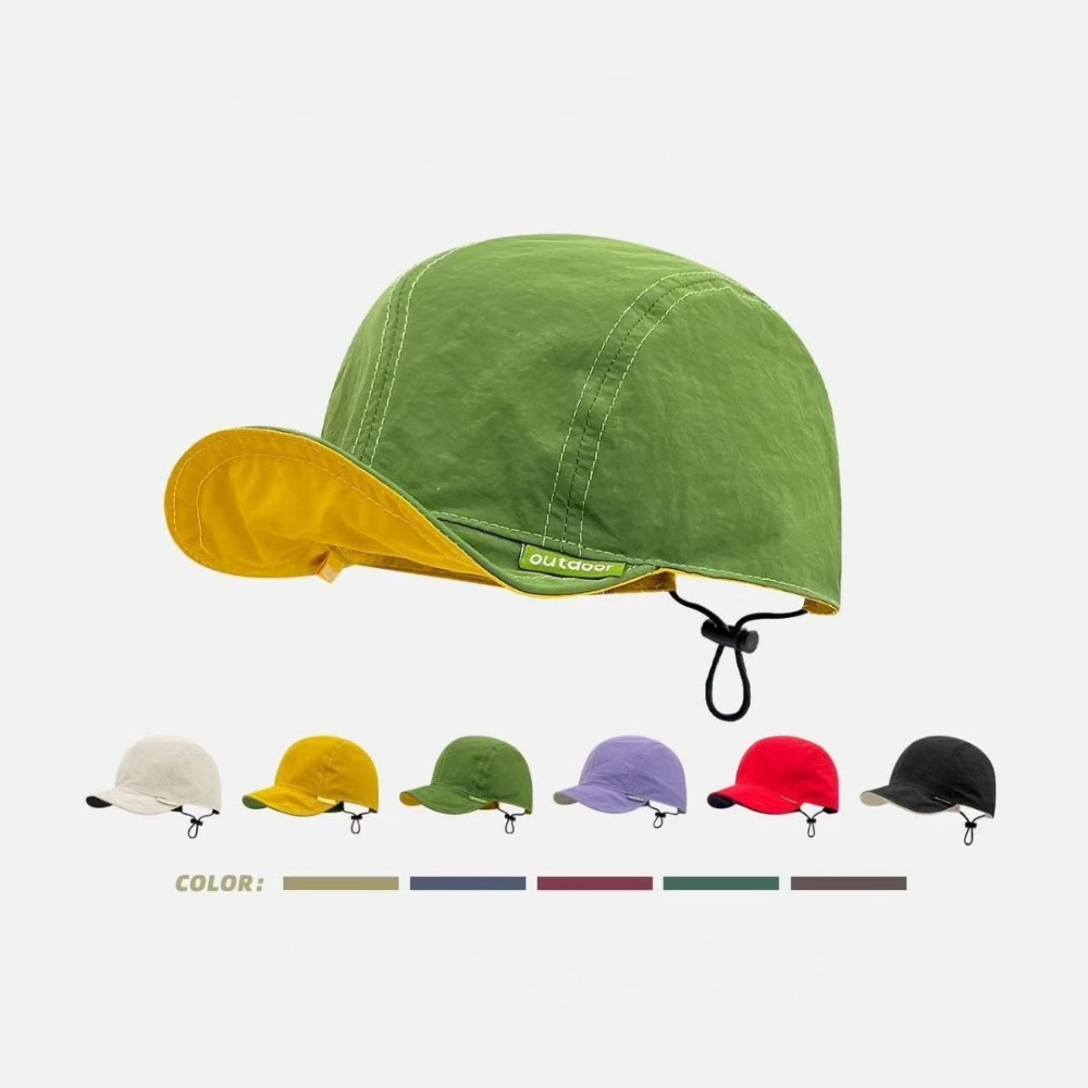 Outdoor Sport Hat Classic - Unisex Fashion Letter Embroidery Short Brim