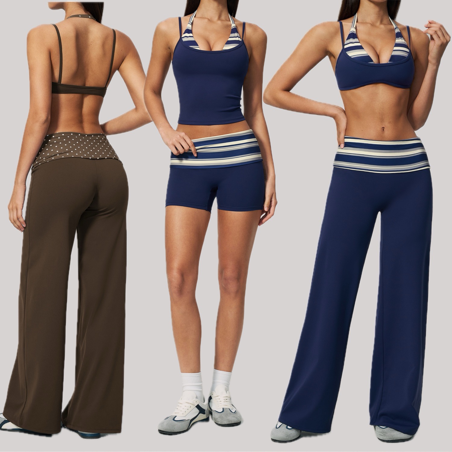 Outdoor Sport Outfit - 2 Pieces Women Sport Yoga Set