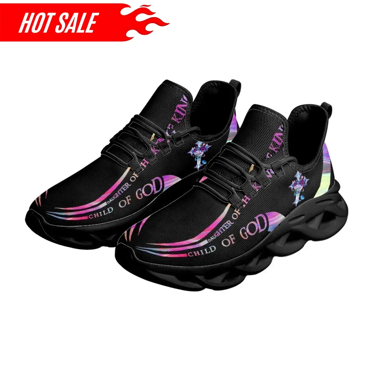 Outdoor Sport Lights - Hot Cross Christian God Print Light
