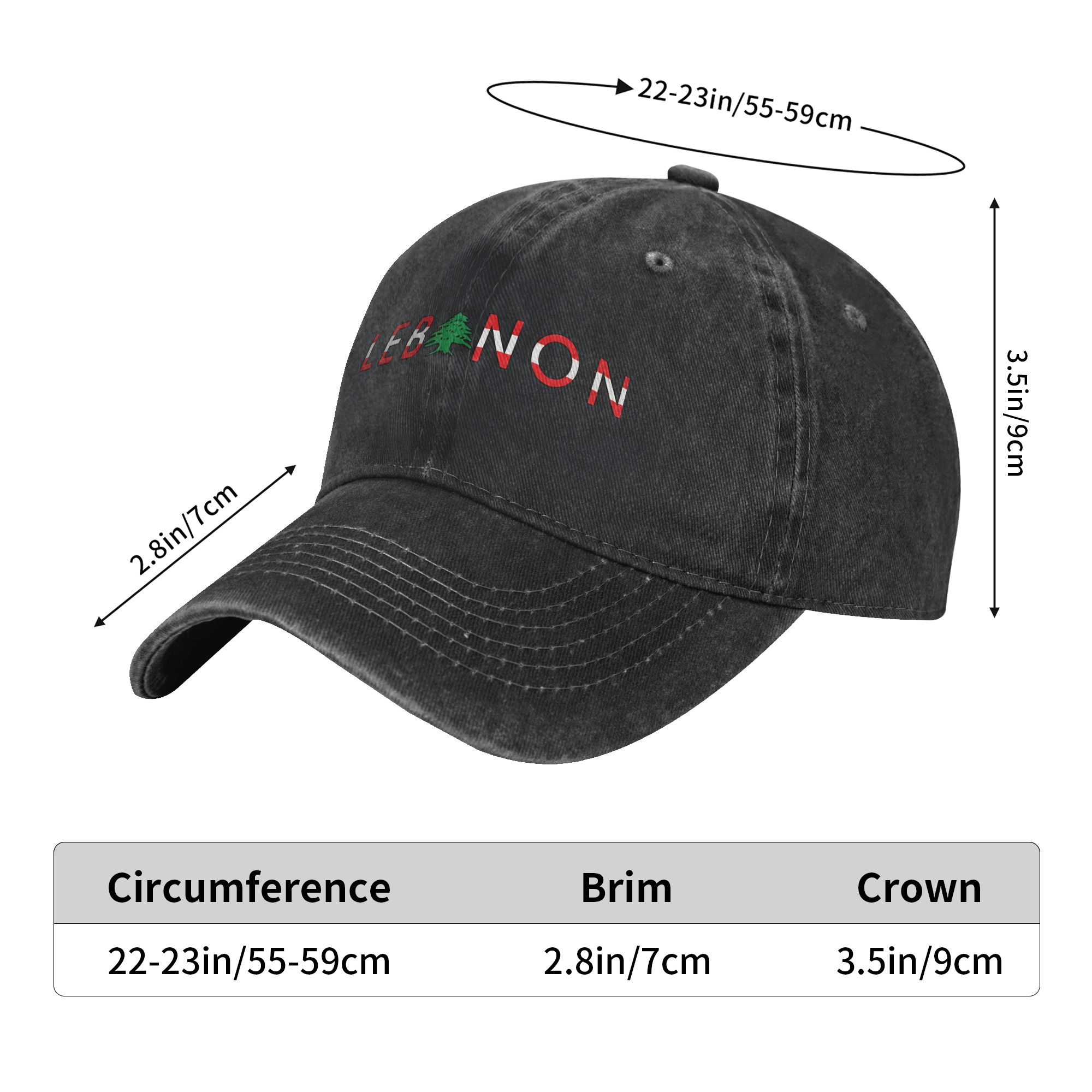 Summer Lebanon Flag  Baseball  - Outdoor Sport Hat Classic recension och pris