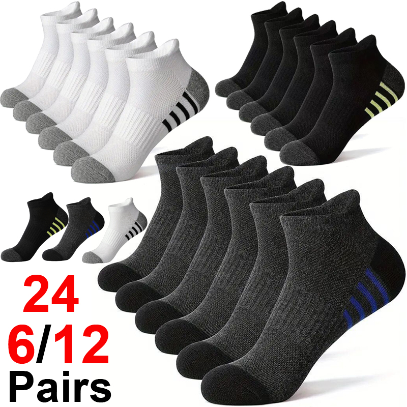 6/12/24Pairs Men's Sports Sock - Outdoor Sports Activities recension och pris