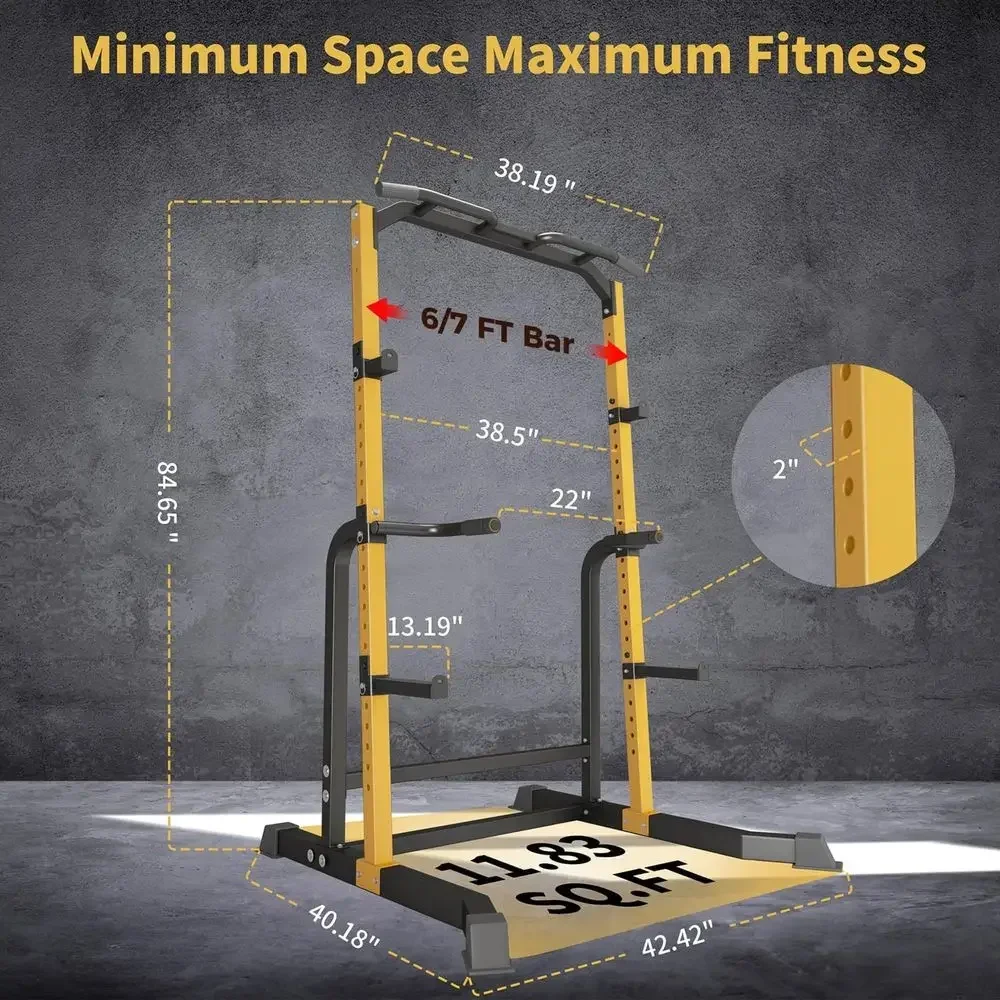 Home Gym Power Rack with Pull- - Gymnastic Bar Home recension och pris