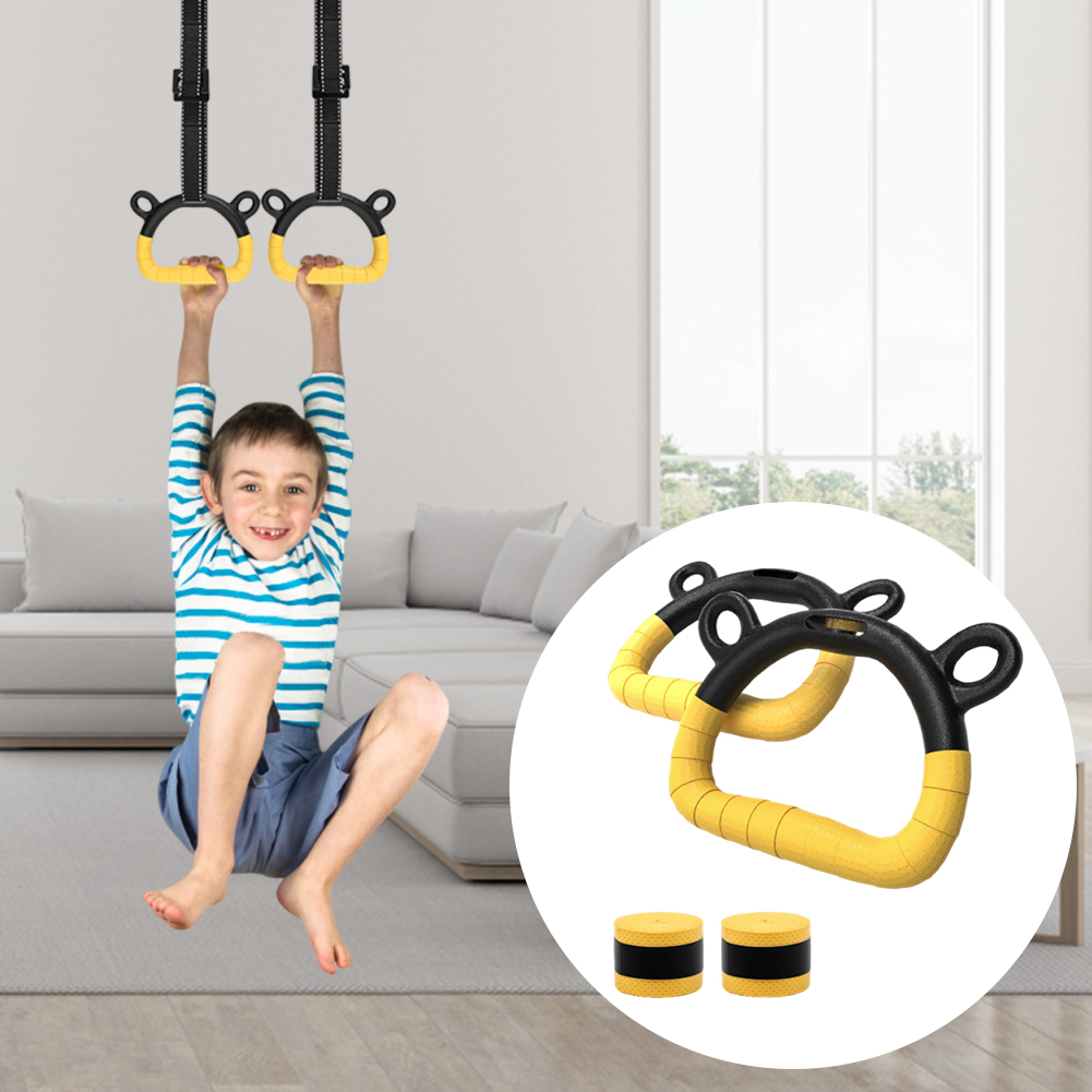 Gym Ring Buckles with Adjustab - Gymnastic Bar Home recension och pris