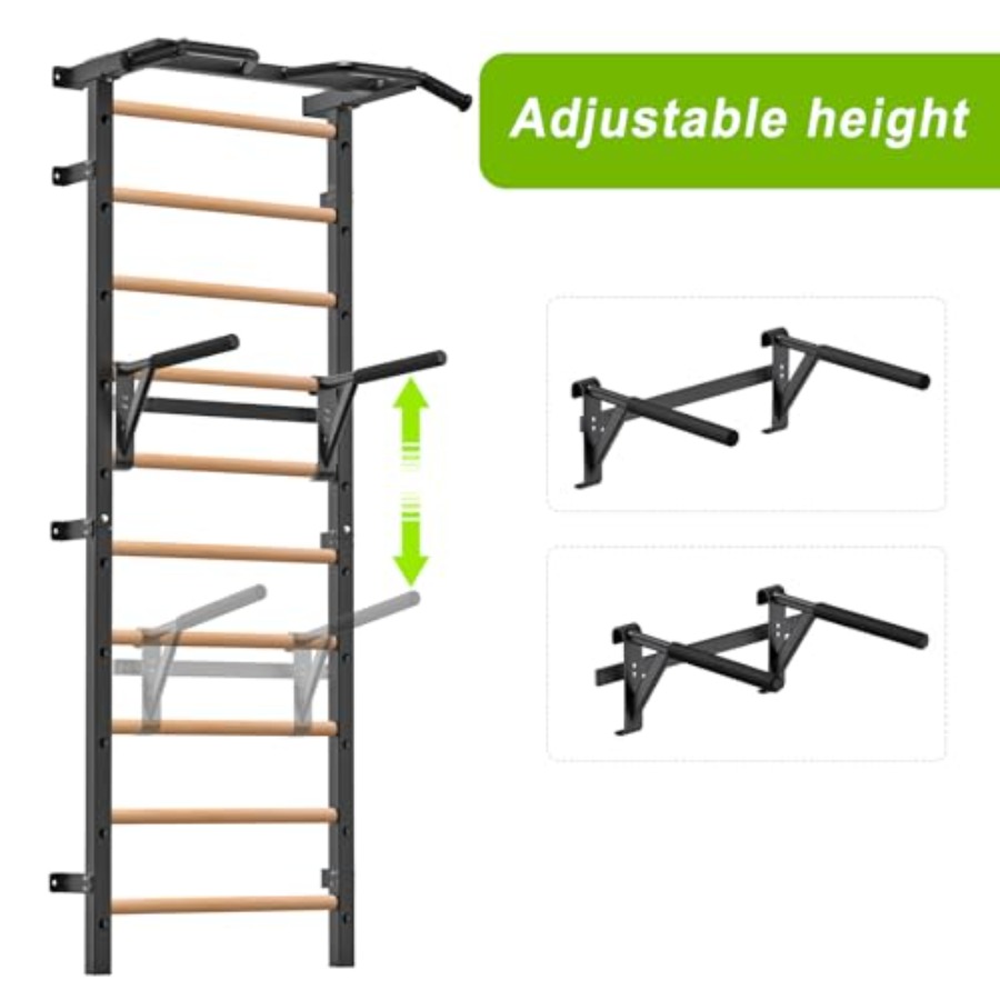 Wall Mounted Gymnastic Stall B - Gymnastic Bar Home recension och pris