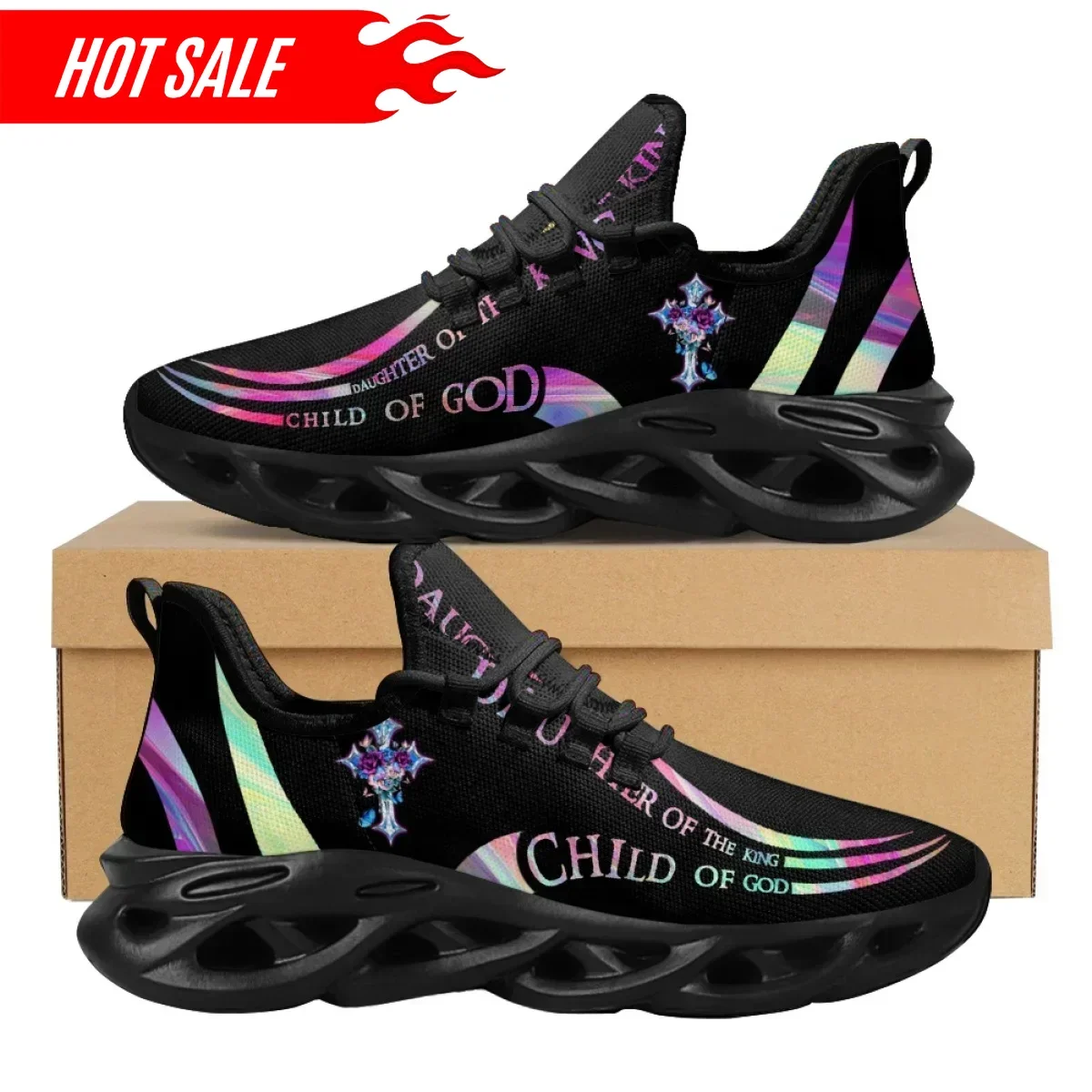 Hot Cross Christian God Print  - Outdoor Sport Lights recension och pris