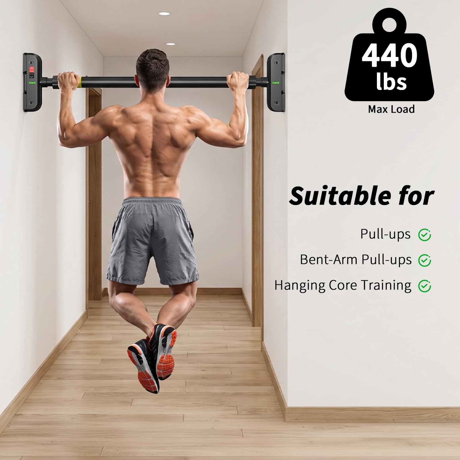 Doorway Pull Up Bar No Screws  - Gymnastic Bar Home recension och pris