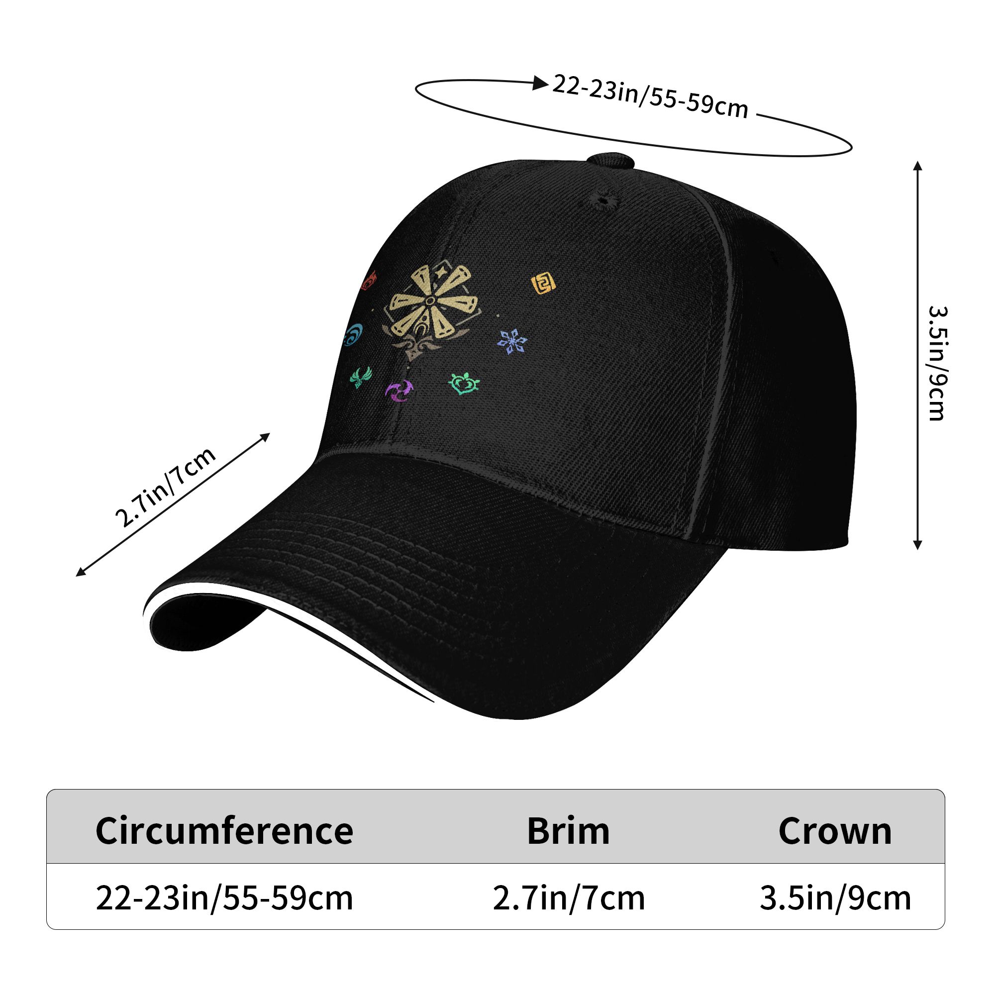 Genshin Impact Elements Impact - Outdoor Sport Hat Classic recension och pris