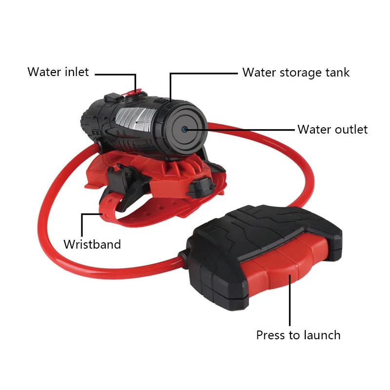 Water Gun Spider Launcher Wris - Outdoor Sport Games For Kids recension och pris