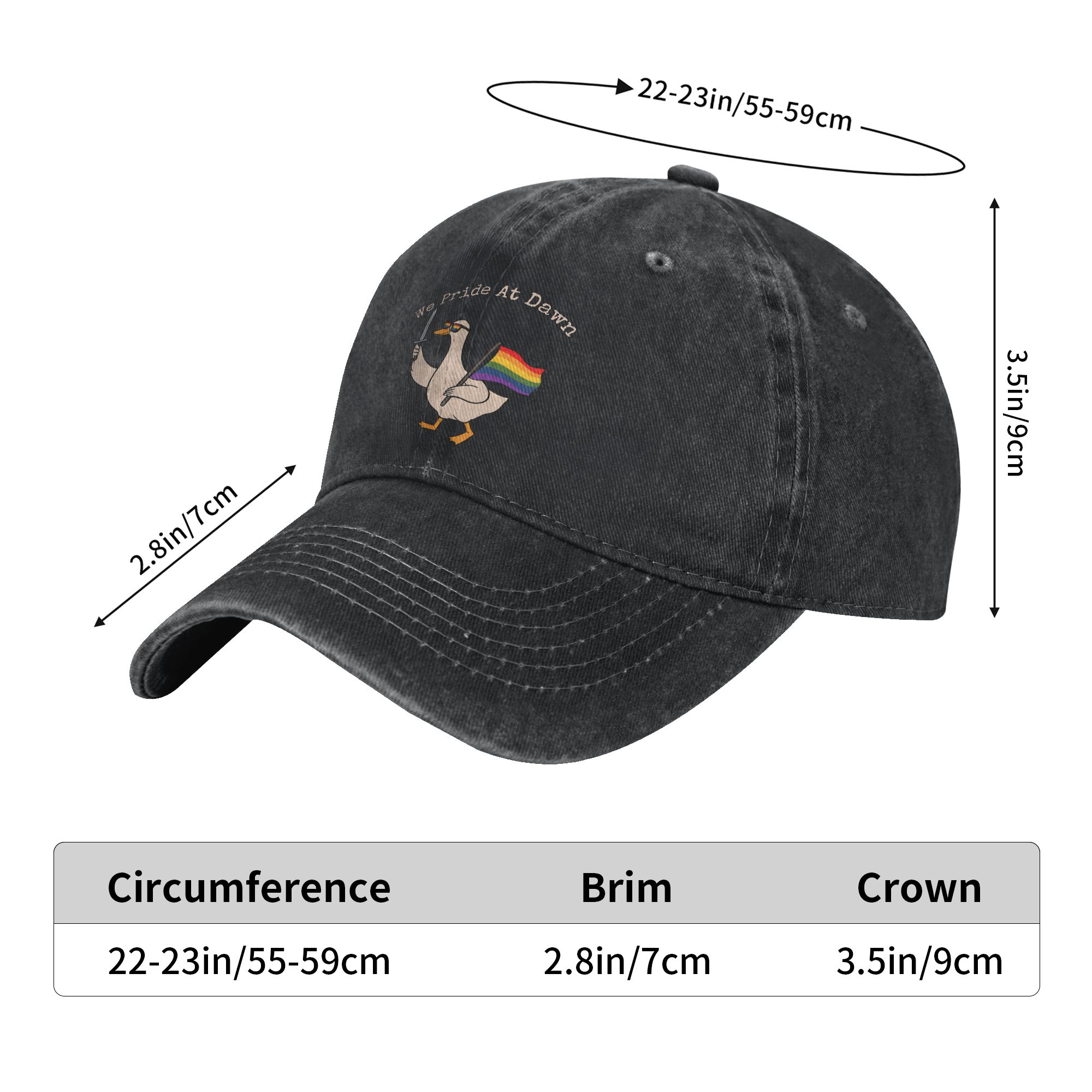 Washed Baseball Cap We Pride A - Outdoor Sport Hat Classic recension och pris