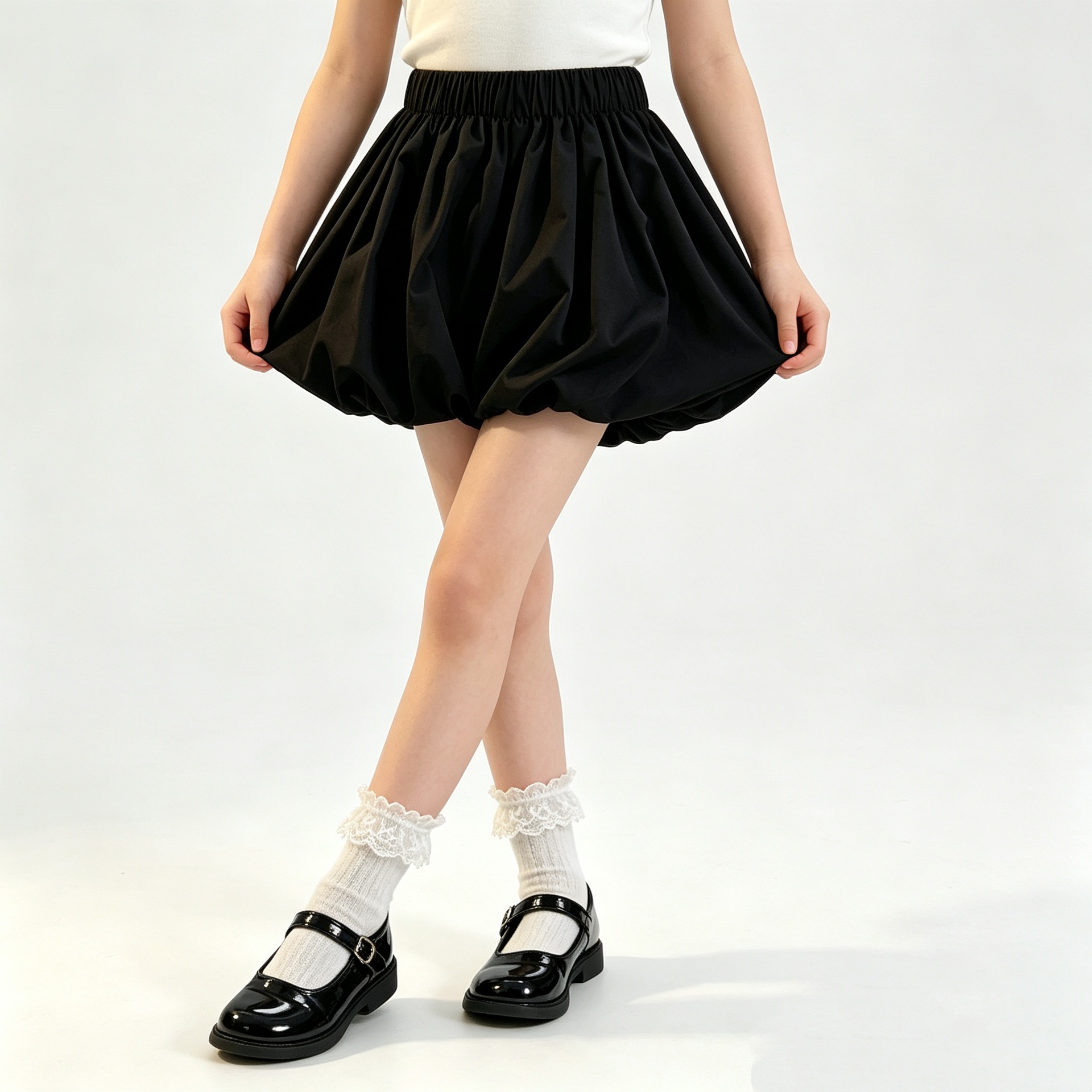 School Girls Bubble Skirt Bloo - Outdoor Sport Outfit recension och pris