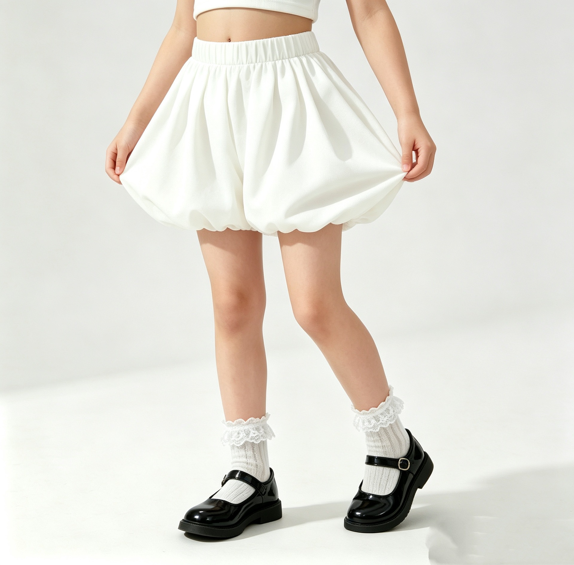 School Girls Bubble Skirt Bloo - Outdoor Sport Outfit recension och pris