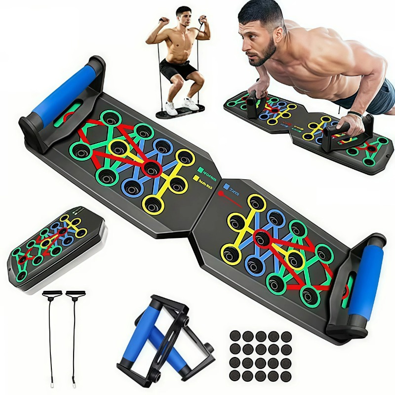 Foldable Push Up Board with Re - Gymnastic Bar Home recension och pris