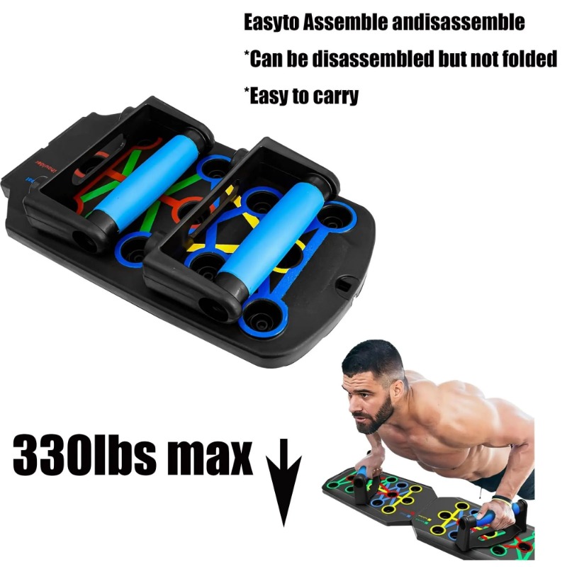 Foldable Push Up Board with Re - Gymnastic Bar Home recension och pris
